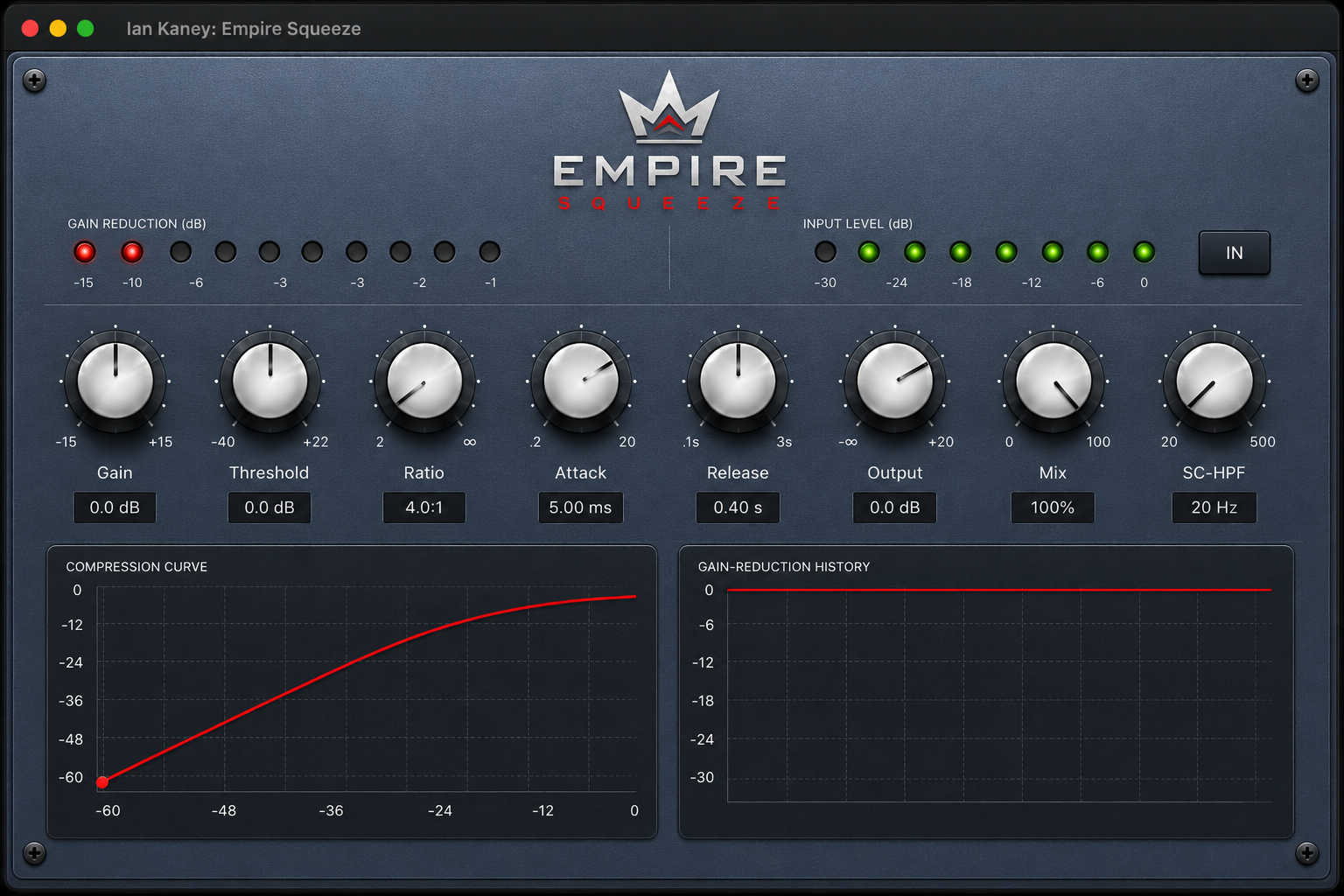 Empire Squeeze plugin interface