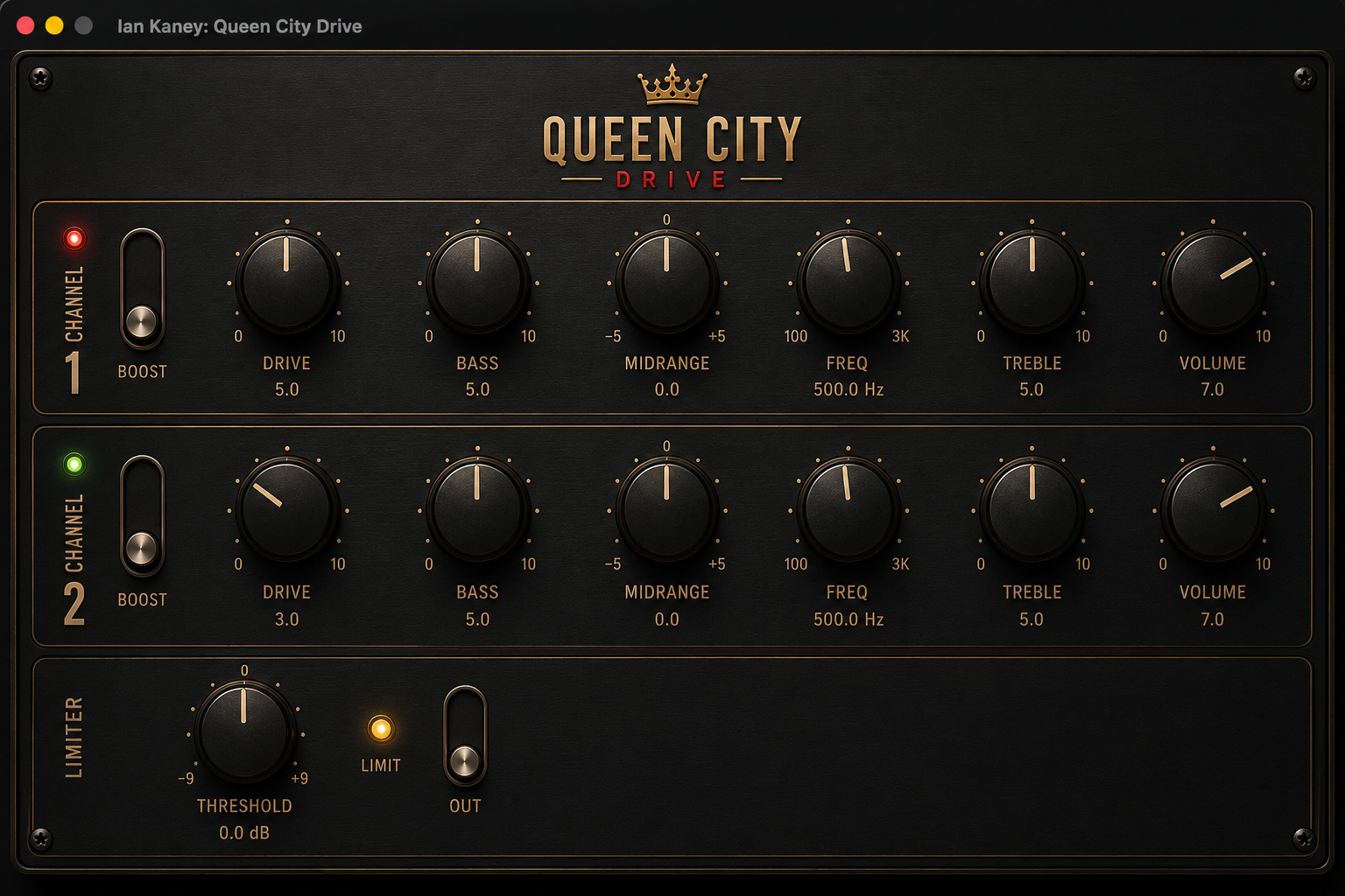 Queen City Drive plugin interface